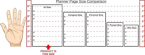 Miniatura 2 de Planificadores y organizadores para cuadernos tamaño A5 de Filofax, Mulberry, Kikki K, TMI y otros