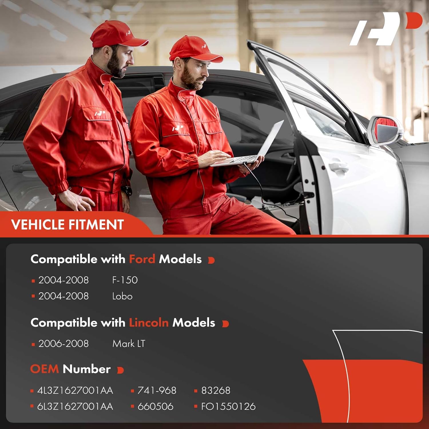 A-Premium Power Window Regulator with Motor Rear Driver Side Compatible with Ford F-150 Lobo 2004-2008 Lincoln Mark LT 2006-2008 Crew Cab Pickup Rear Left Driver Side