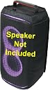 Zitel Cover Compatible with JBL Partybox 120 Portable Bluetooth Party Speaker Case (Speaker not Included) - Black gallery image