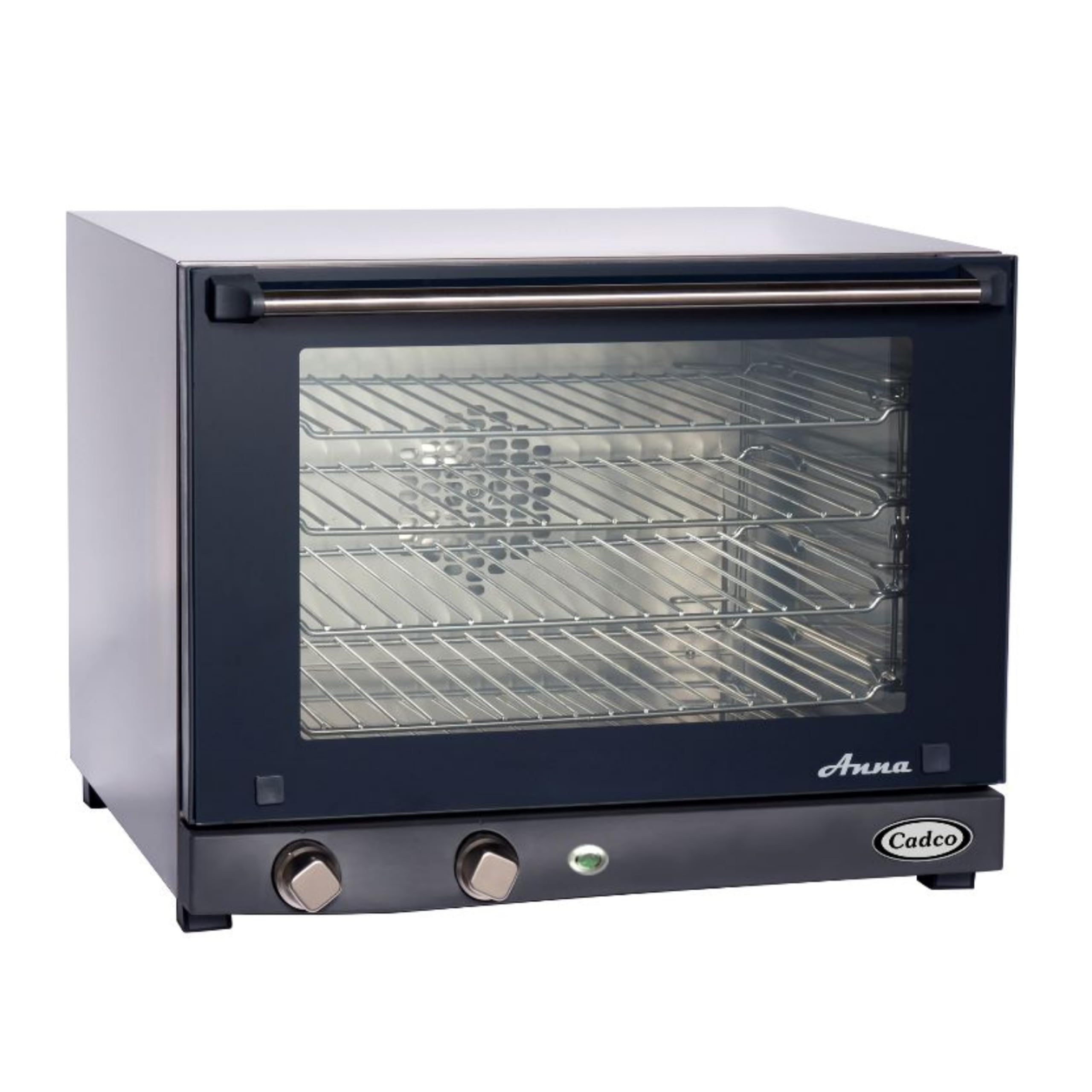 OV-023 Compact Half Size Convection Oven with Manual Controls, 208-240-Volt/2700-Watt, Stainless/Black, For Commercial Use, 120 lbs.