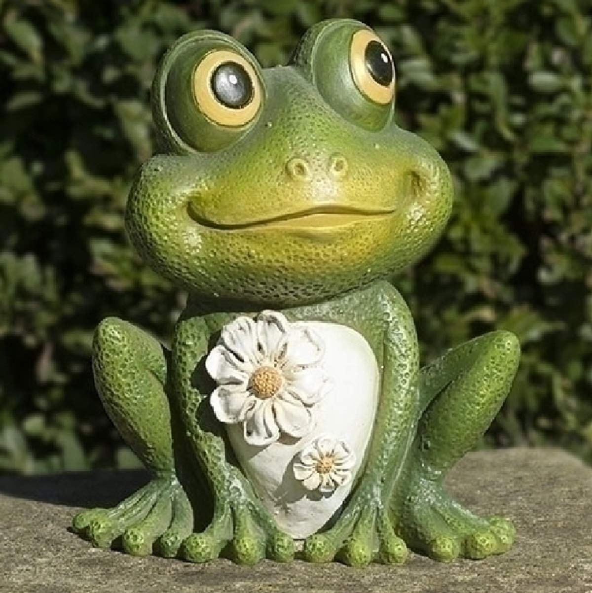 Roman 12313 Mini Frog Painted Critter, 6-inch Height, Resin and Stone Mix