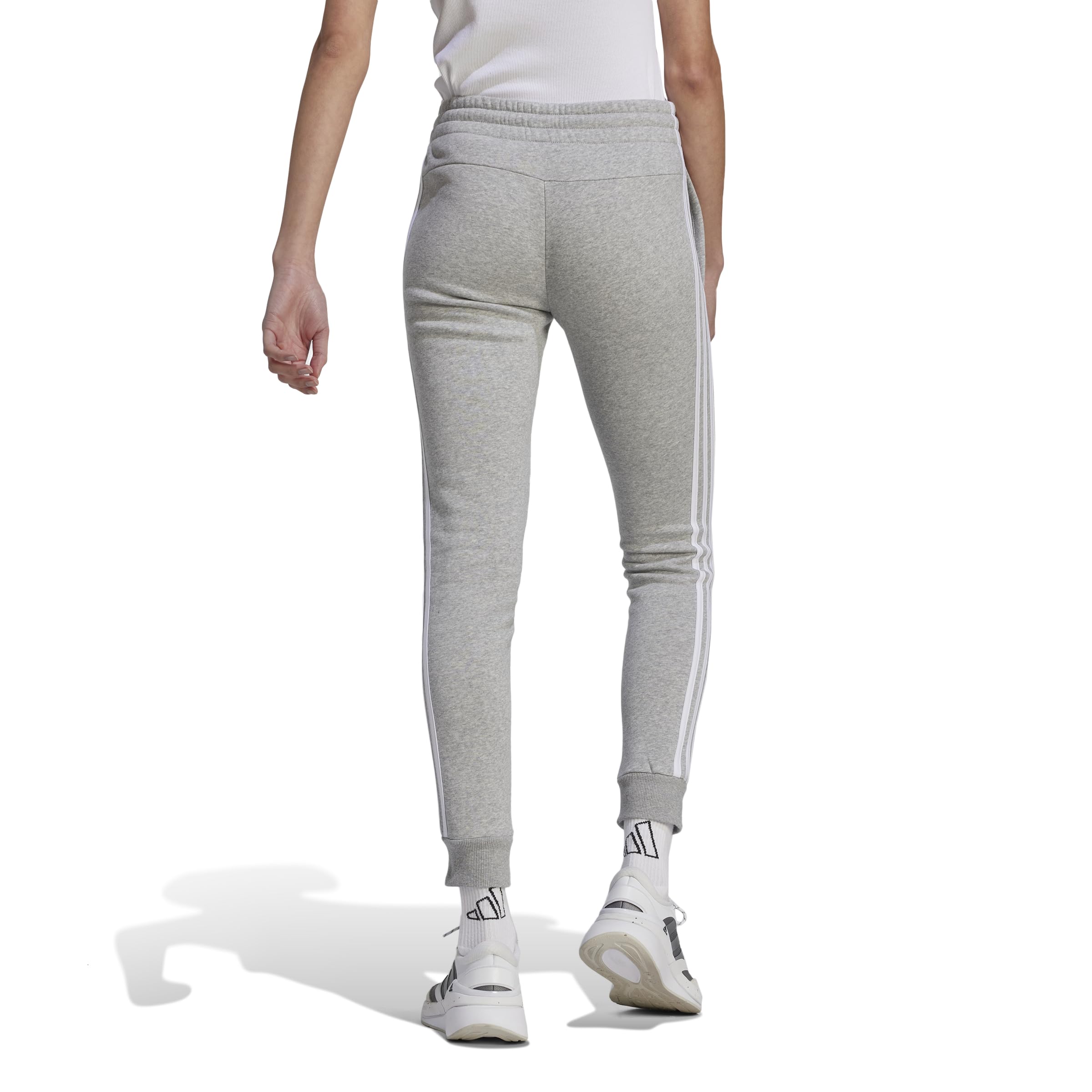 adidas Essentials 3-stripes Fleece Pants - Spodnie Kobiety