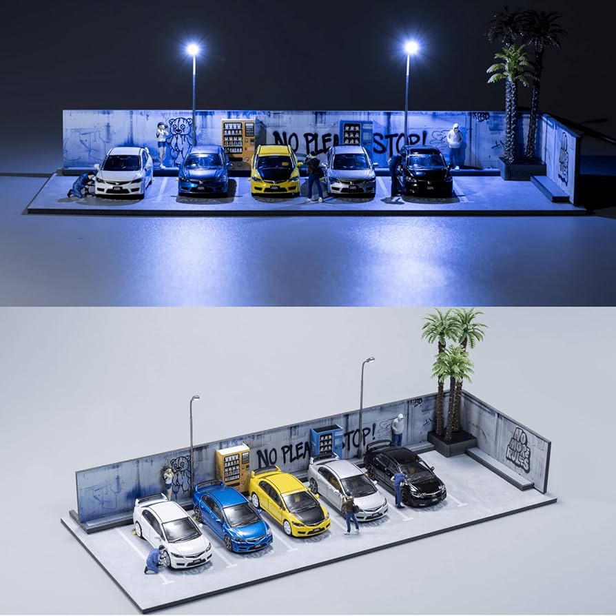 Amazon.com: Display Case for Hotwheels,1/64 Diorama Display Case