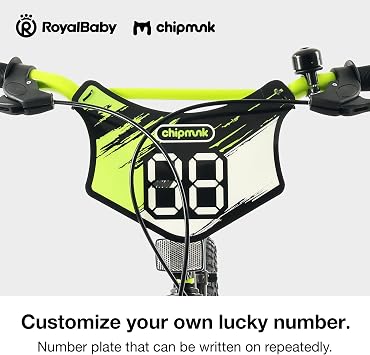 Chipmunk Kids Bike 12 14 16 18 Inch Bicycle with Training Wheels Beginners Boys Girls Ages 3-10 Years Multiple Colors