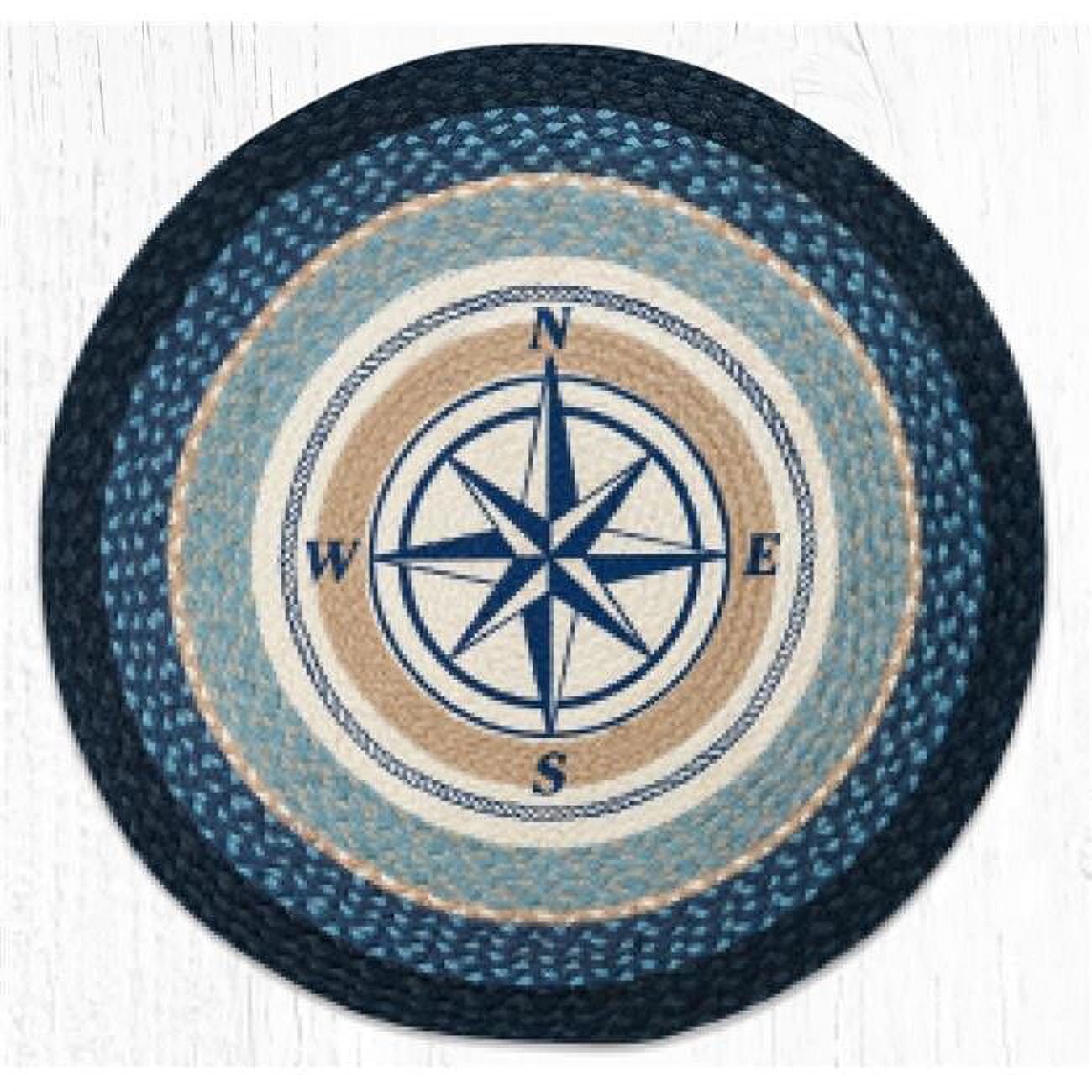 27 x 27 in. RP-443 Compass Rose Round Patch Rug