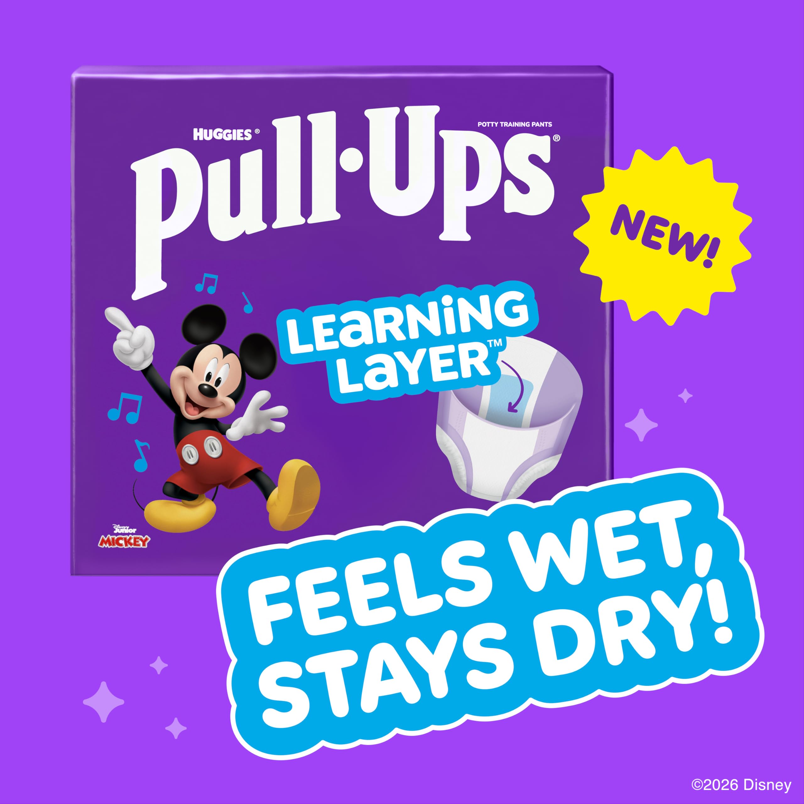 Pull-Ups Boys' Potty Training Pants, Size 6T-7T Training Underwear (55-75 lbs), 58 Count - 4