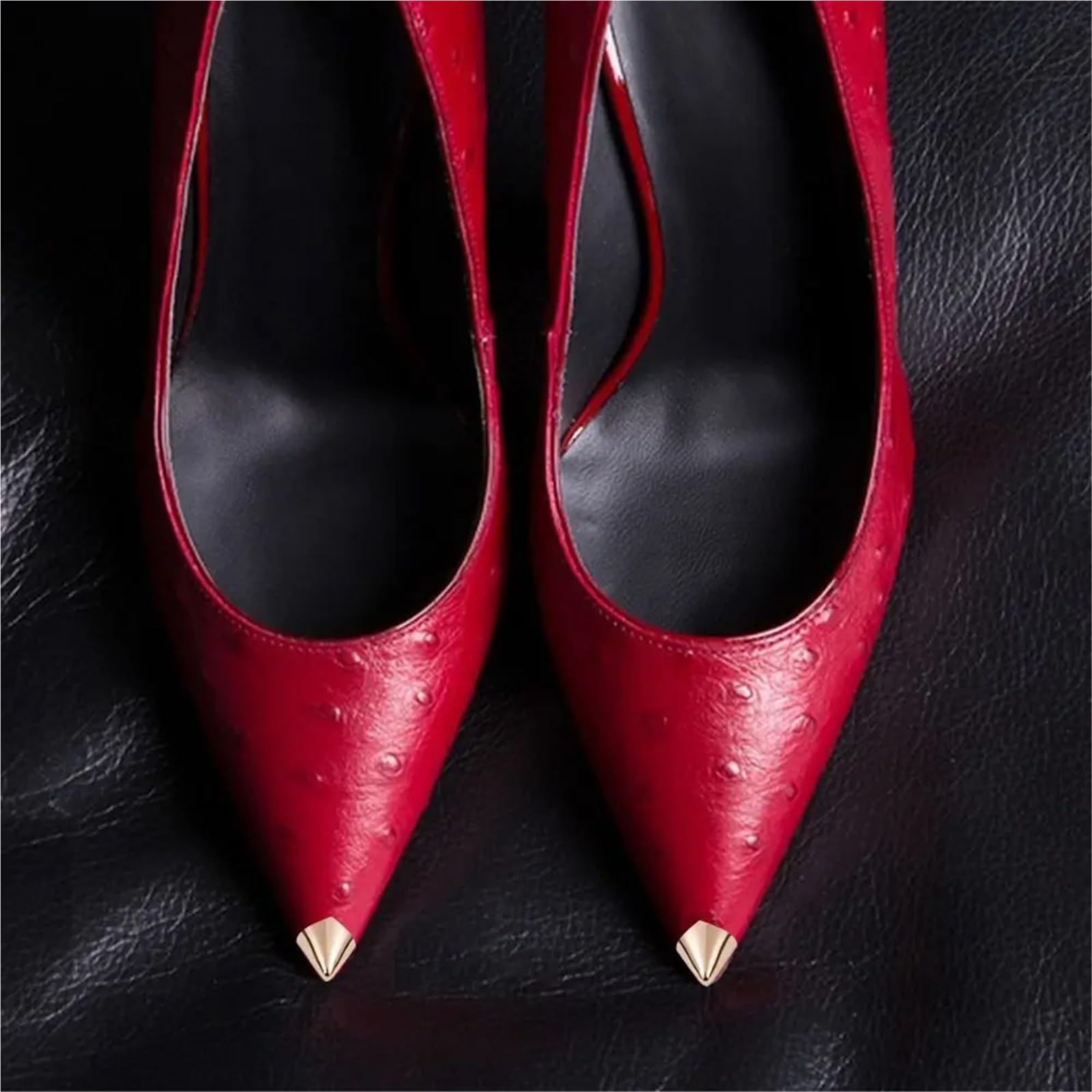 Protector Puntiagudo for Zapatos de Metal, decoración 10 Pares, reparación, Tapa Punta tacón Alto, antidesgaste for Dedos del pie