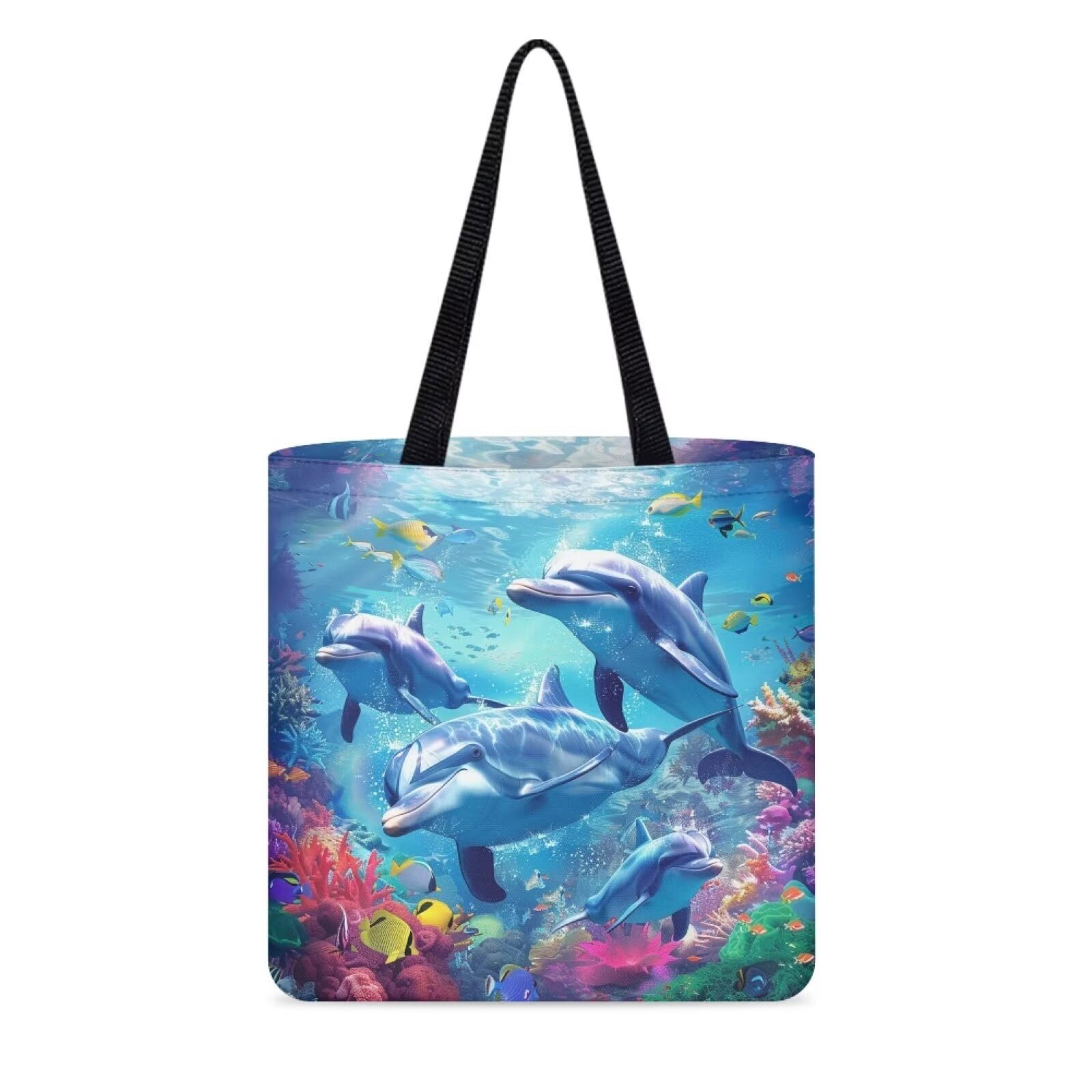 HELLHERO Cloth Tote Bag for Women Girls Reusable Grocery Bags