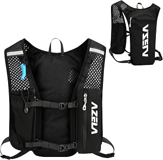 Azarxis Running Water Bottles Flask BPA Free Leakproof Hydration Vest Packs Waist Belt Replacement for Triathlon Marathon Hiking Cycling Climbing Runner