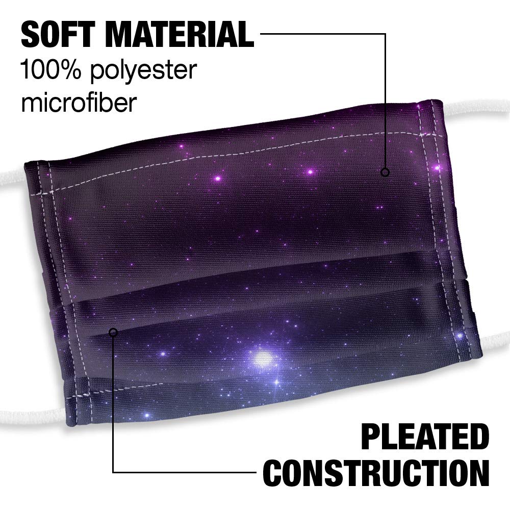 Popfunk Space Starfield Kids 1-Ply Reusable Face Mask Covering