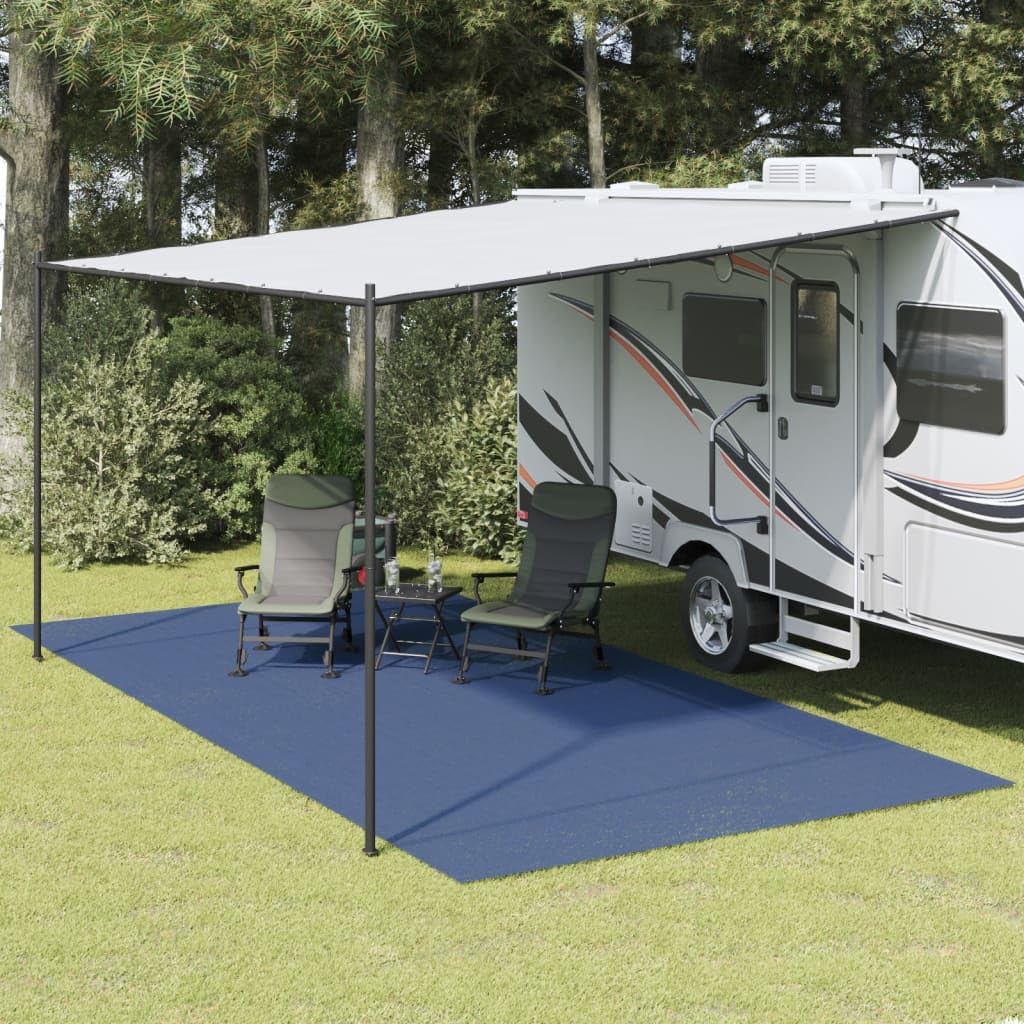Alfombra de tienda de campaña antracita x de poliéster, accesorio ligero para camping, senderismo y trekking, resistente a los rayos UV, duradera, cómoda