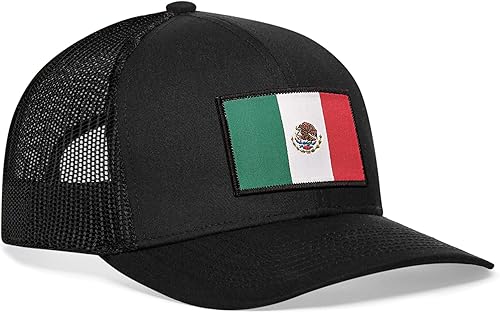 HAKA Country Flags - Gorra de camionero para hombres y mujeres, gorra de béisbol ajustable, gorra de golf con cierre a presión, color negro