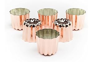 Hakart Canele Molds: Copper Culinary Perfection for Classic French Caneles