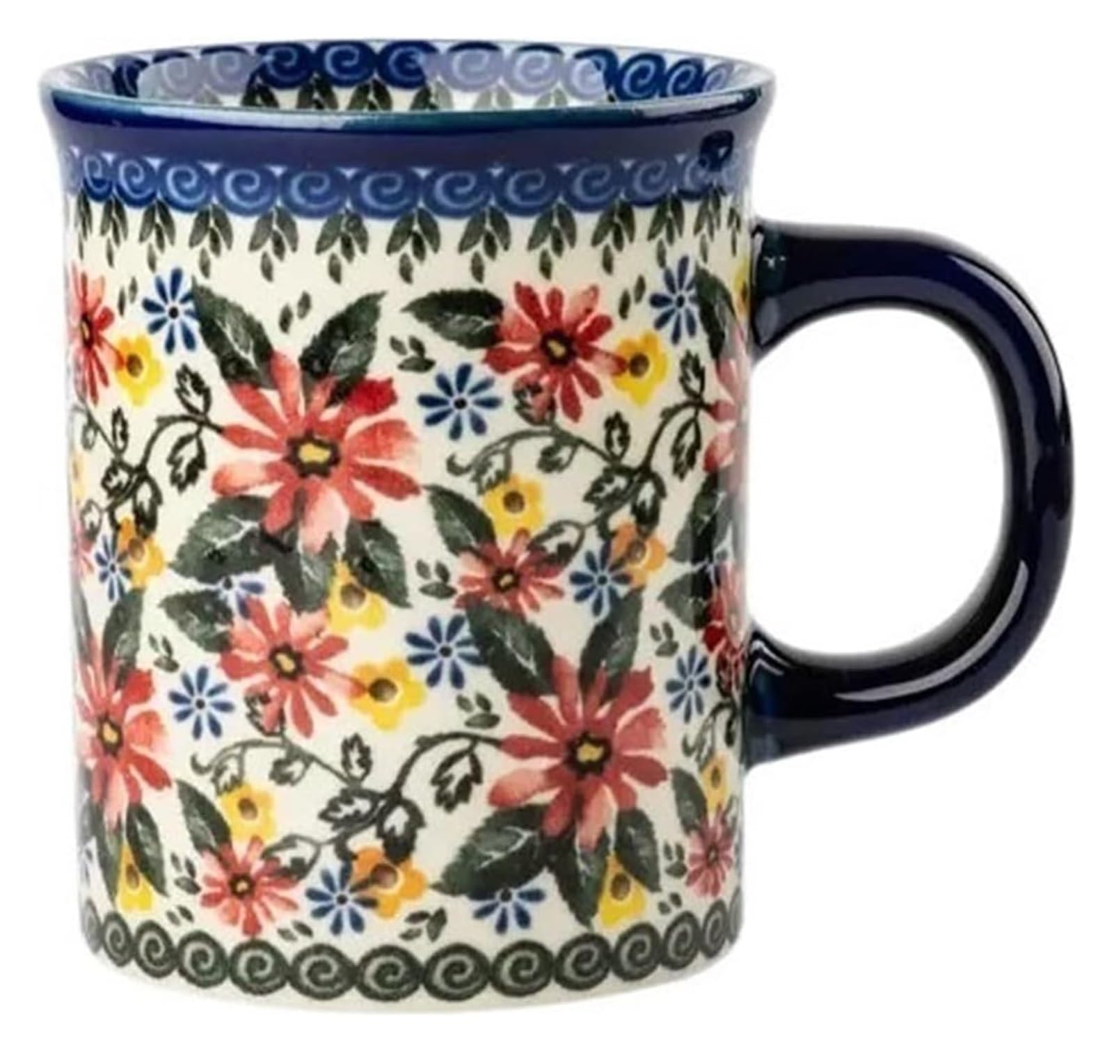 Kukuuu C Erami Mugs Up Offee Mug Beautiful Olored Erami Mug Household Large Apacity 440Ml Drinking Up High Grade Milk Offee Up Large Mug (Color : )