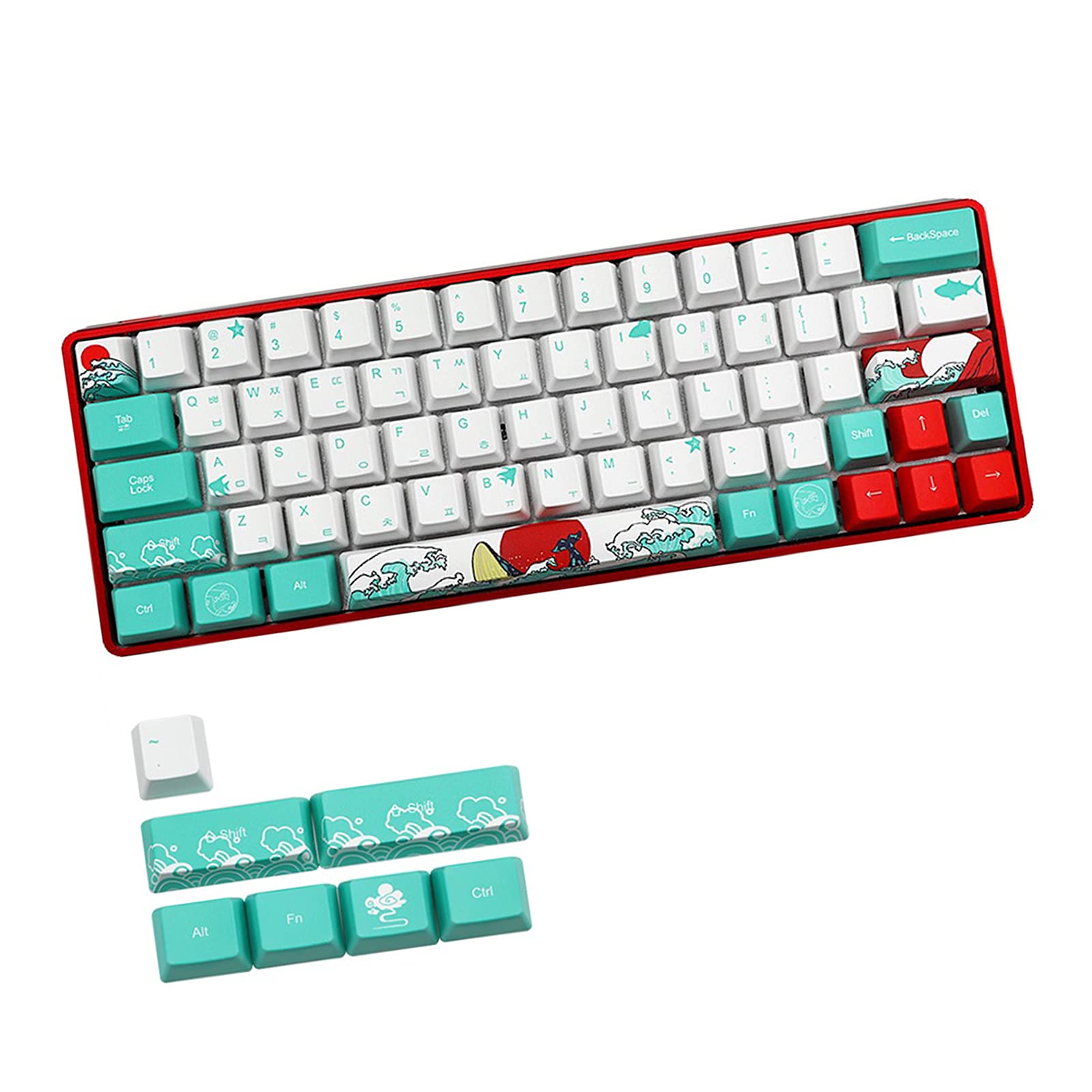 GMMK PRO Holy Panda キーキャップ 木製パームレスト セット