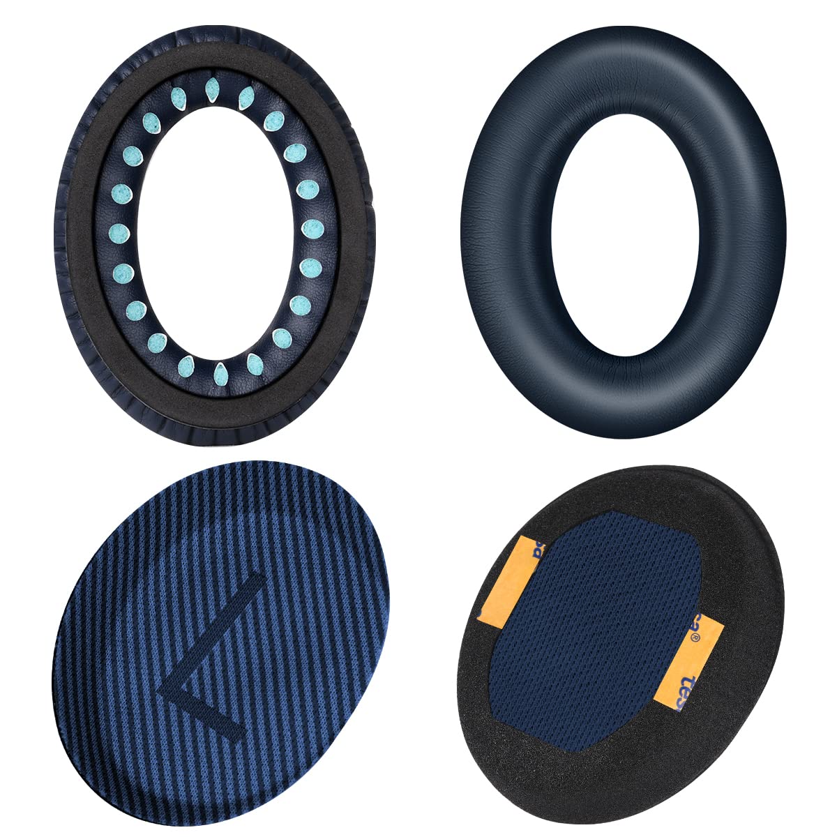 Ainiv Coussinets de Remplacement pour Casques Bose QC35 QC35 II Circum-Aural Bleu