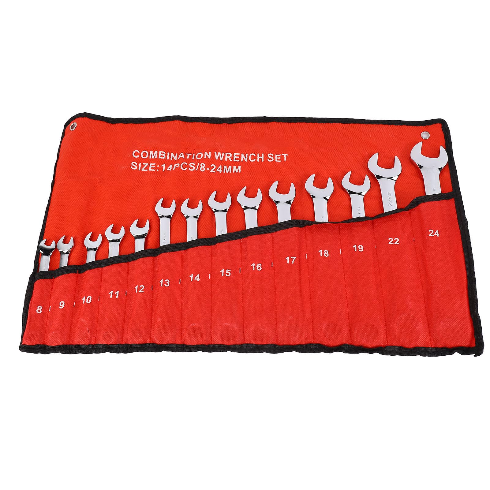 Zestaw klucza kombinacji 14pcs Zakończ Mocne siły Kit Kit stalowy ALOY Profesjonalne narzędzia do konserwacji naprawy
