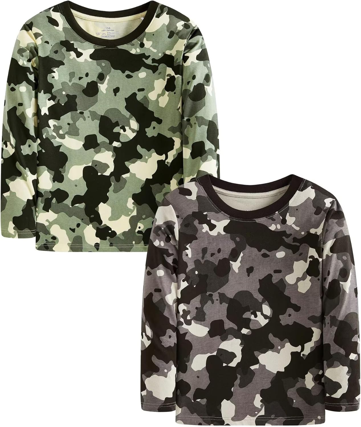 Cadidi Dinos Kids Printed Tee Shirts Cotton Casual Crewneck Tops T-Shirt