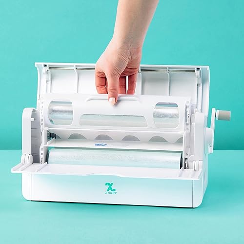 Miniatura 3 de Xyron Recambio de laminado de dos caras para estación creativa de 9 pulgadas, 9 38 pulgadas x 40 pies, cartucho de repuesto para etiquetadora,