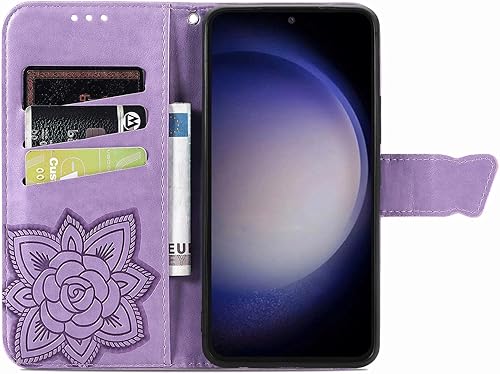 Miniatura 5 de Funda protectora de piel sintética para Samsung Galaxy S23 FE, funda protectora de piel sintética para Samsung Galaxy S23 FE con ranuras para