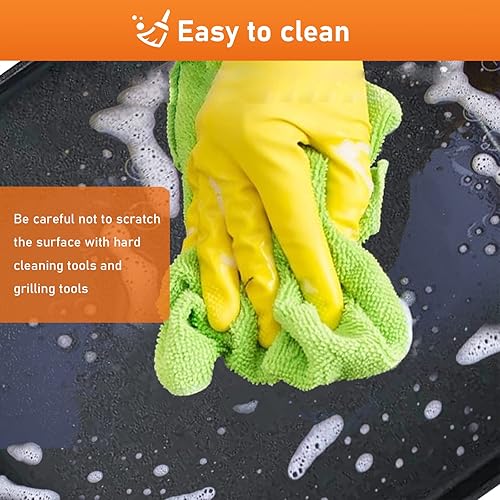 Miniatura 7 de Parrilla 7566 Piezas de repuesto de plancha de hierro fundido para Weber Genesis, plancha para parrilla Weber Genesis Serie 300 Genesis E-310 E-320