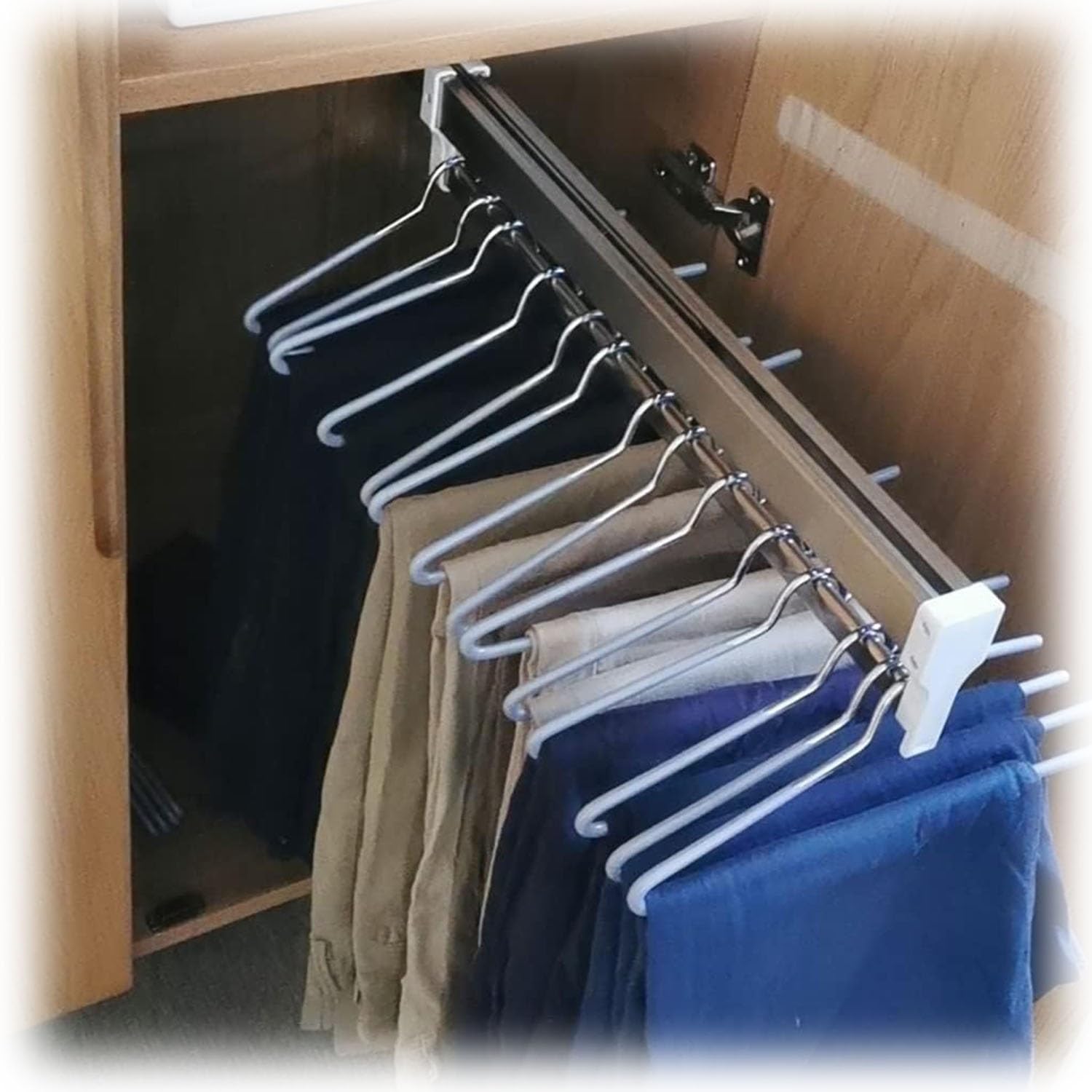Ropa de armario organizador de percha LWX para evitar arrugas en trajes y vestidos largos