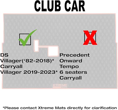 Miniatura 3 de Xtreme Mats Club Car DS - Tapete para carrito de golf, cobertura completa, para modelos Club Car DS (1982-2013) y Villager (1982-2018)
