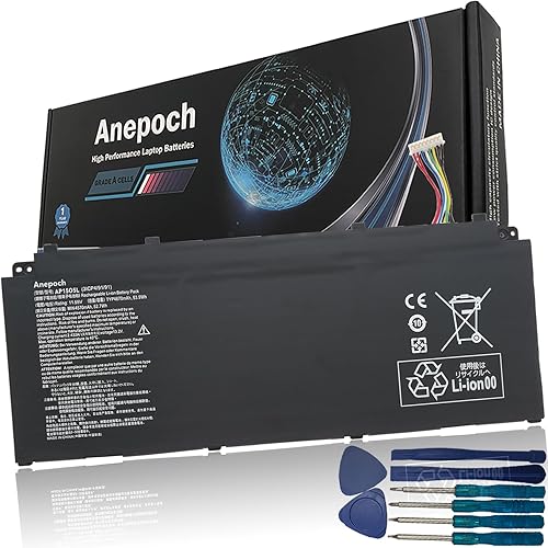 AP15O5L Laptop Battery Replacement for Acer Spin 5 SP513-52N-54SF Predator Triton 700 PT715-51 Swift 1 SF114-32 Swift 5 SF515-51T Chromebook R13 CB5-312T-K0YK AP1505K 11.55V 53.9Wh 4670mAh