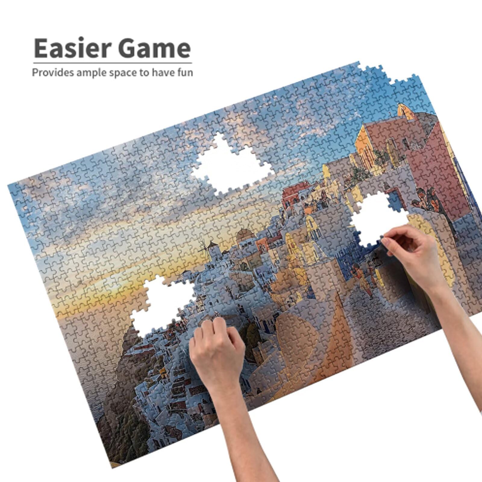 Puzzle Mar Puzzle 1500 Piezas,Atardecer Rompecabezas Desafiante,Puzzles Adultos,Impresión de Alta Definición Colorido Puzzles Madera con Caja de Regalo,Home Decoration,Regalo Mujer,p782t