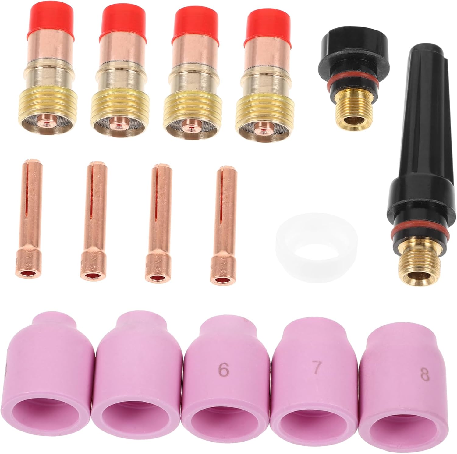 TEHAUX 1Set Gas Soldering Kit with Nozzles and Accessories for Welding Compatible with Alloys User Friendly Design for Novice Experienced Welders