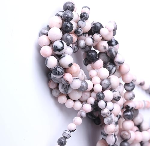 Miniatura 16 de Cuentas redondas sueltas de obsidiana negra de 0.236 pulgadas, cuentas de gemas naturales, cuentas de piedra energética de cristal para hacer joyas