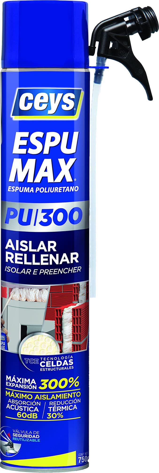 ESPUMAX AISLAR Y RELLENAR CANULA 750ML