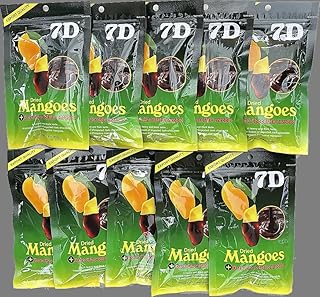 7D Cebu Dried Mangoes Dark Chocolate Dipped (10 packs X 80g)