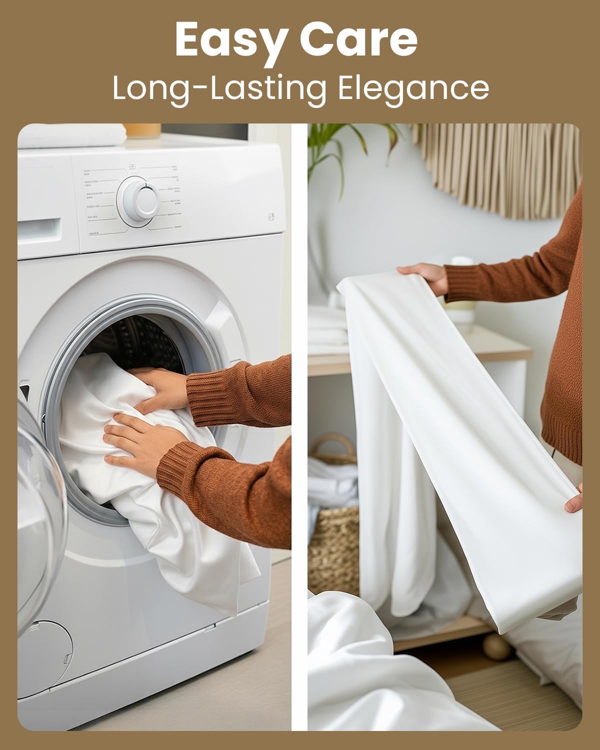 Utopia Kitchen Rectangle Table Cloth 2 Pack [60x120 Inches, White] Tablecloth Machine Washable Fabric Polyester Table Cover for Dining, Buffet Parties, Picnic, Events, Weddings and Restaurants - Image 9