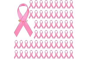 DECYOOL 150 Pcs Breast Cancer Awareness Ribbons