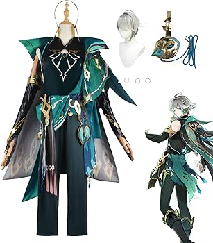 Amazon.co.jp: [YIFUO] 原神 アルハイゼン コスプレ衣装 原神 げんしん