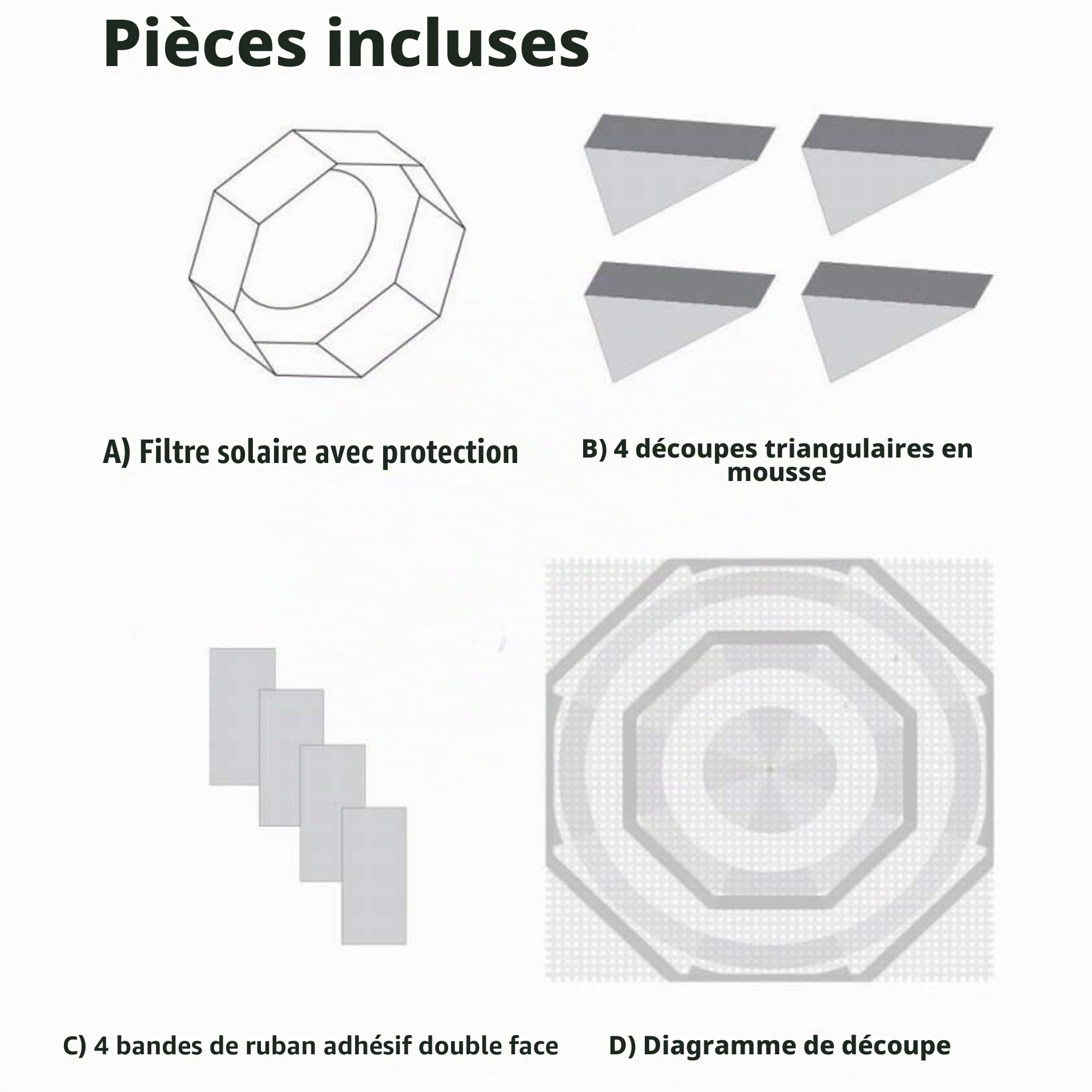 Explore Scientific Sun Catcher Filtre Solaire pour réfracteur et télescope SC 8"