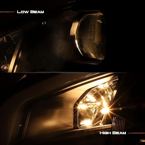 Miniatura 7 de AKKON - Compatible con faros delanteros de proyector de tubo de luz LED DRL Nissan Maxima 2009-2014 - Carcasa negra