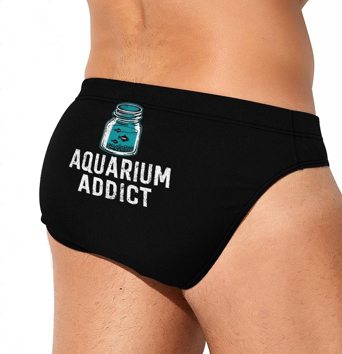 Addicted to Aquarium Men's Swimwear Bikini Swimming Briefs Stretchy Swimsuits Board Surf Shorts Trunks