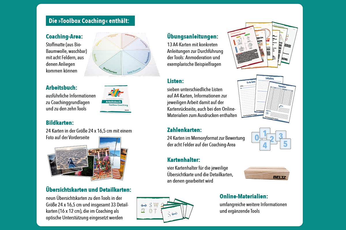Toolbox Coaching: 10 Methoden mit Materialien, Arbeitsbuch und Online-Materialien