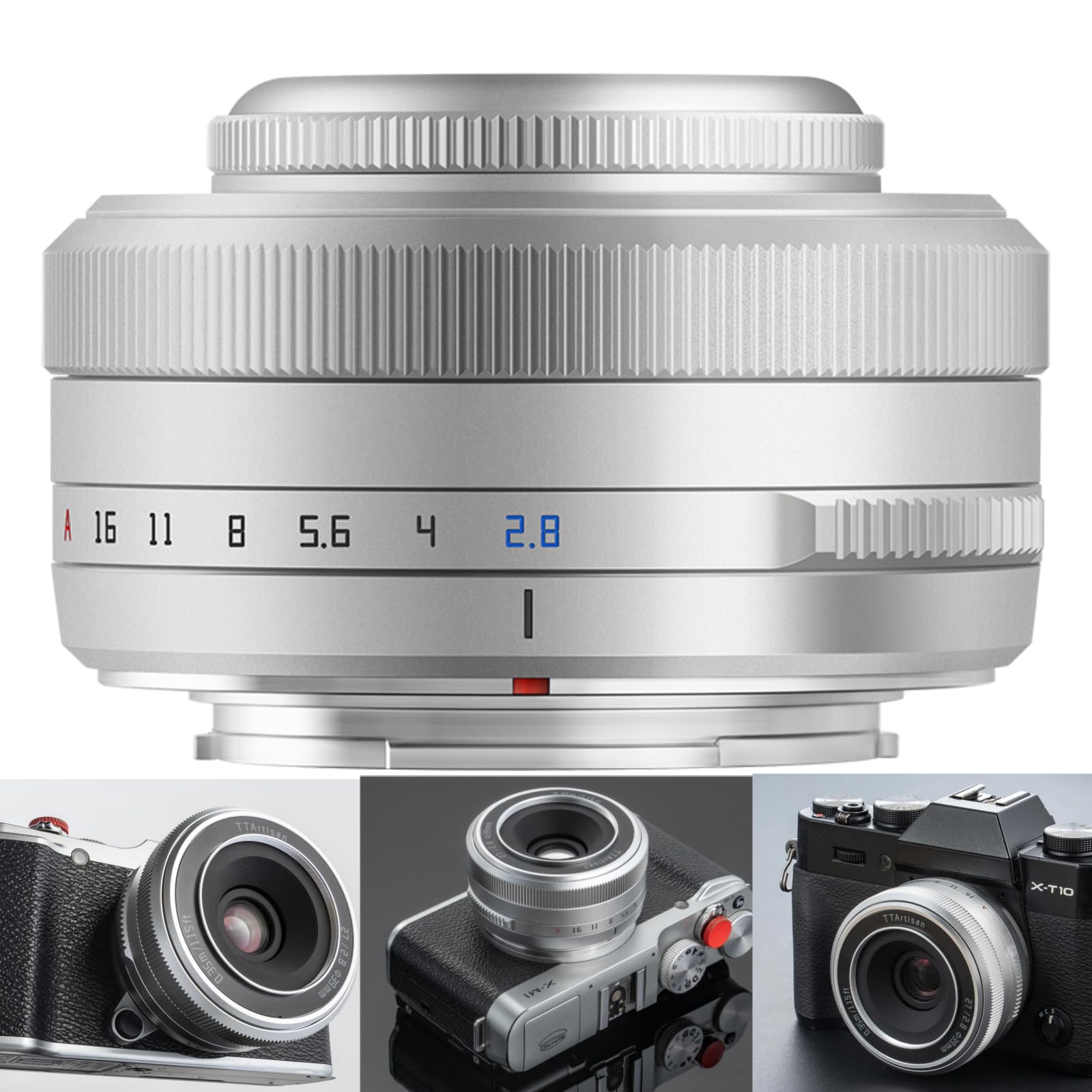★TTArtisan 27mm f2.8 AF Fuji-Xマウント★ TTARTISAN AF 27mm F2.8 XF Objektiv für X Mount Kameras X-A1 X-A10