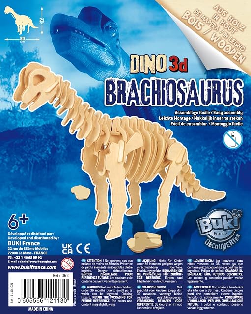 Foto 6 de 8 de Buki France - Dinos para montar (D6B) , modelos surtidos