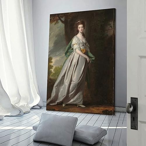 Miniatura 3 de George Romney, Mrs. Thomas Scott Jackson, impresiones artísticas, arte vintage, arte de pared en lienzo, impresiones artísticas famosas, póster