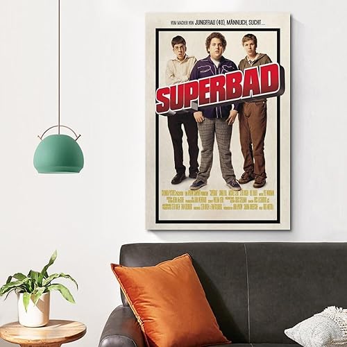 Miniatura 4 de Superbad - Póster de lienzo para dormitorio, sala de estar, decoración de paisaje, oficina, regalos, 16 x 24 pulgadas, estilo sin marco