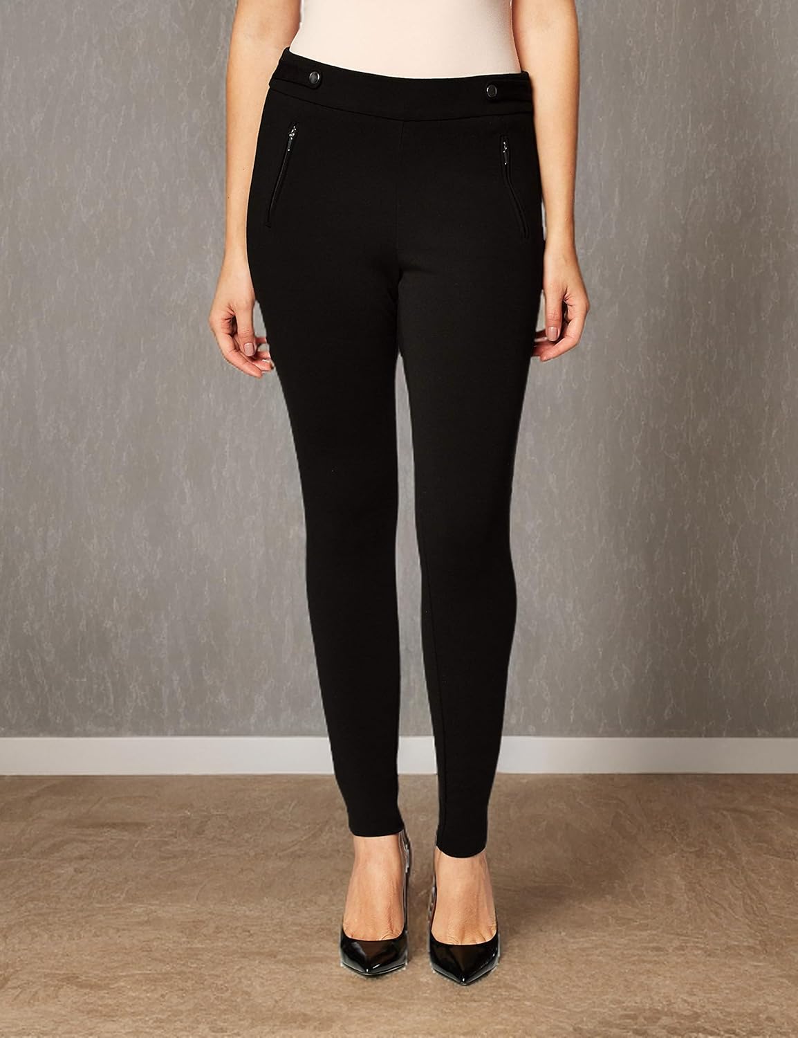 Rekucci Womens Secret Figure Pull-On Stretchy Skinny Office Yoga Dress Pant in Regular/Tall/Petite Sizes - Image 7