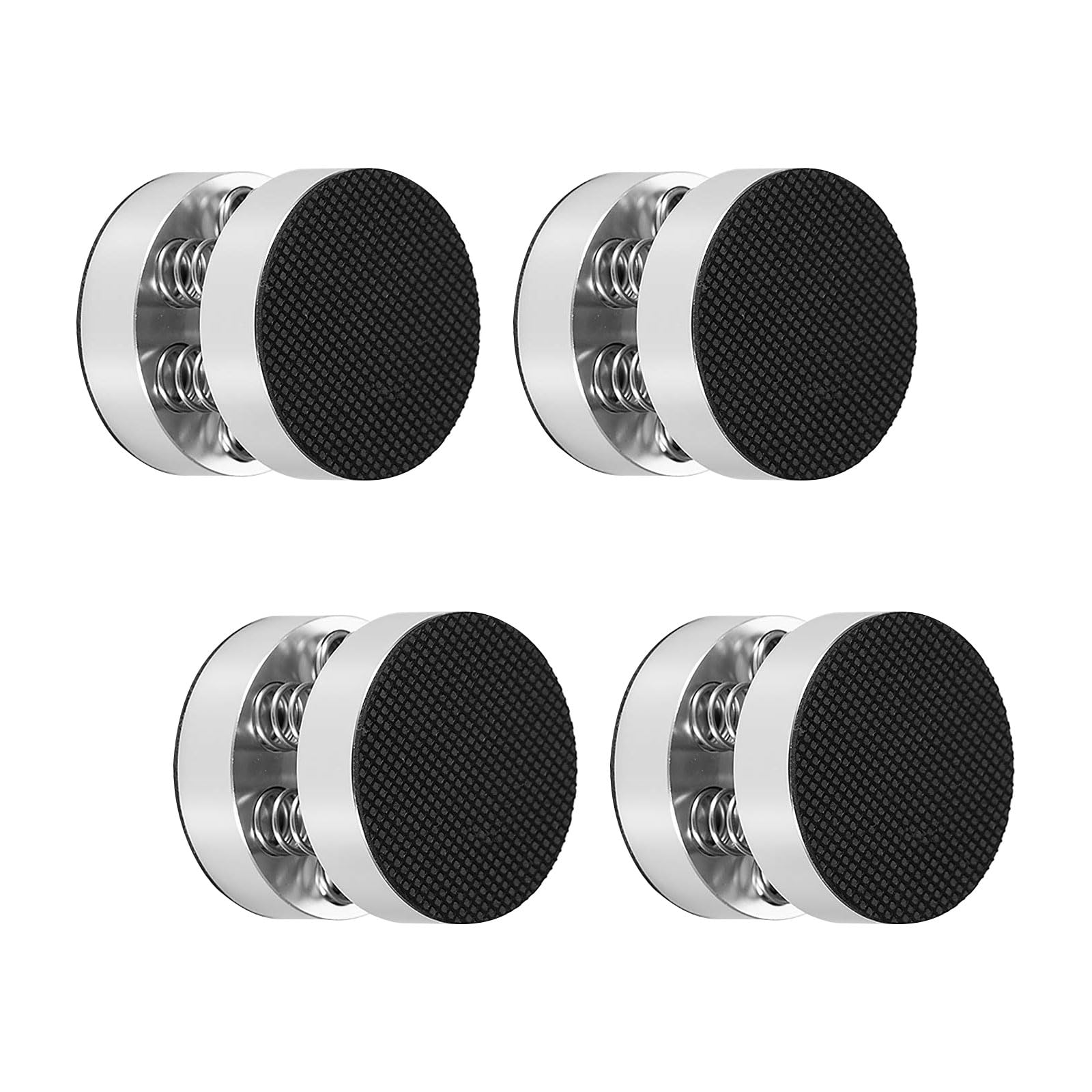 Piedini professionali per assorbire gli urti, base in gomma antiscivolo, 4 pezzi, design in alluminio, cuscinetti per smorzamento delle vibrazioni per lettori HiFi
