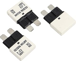 GLOSO E37 Auto (T1) Reset Low Profile ATC/ATO Circuit Breakers 14 VDC - (25A - 3 Pack)