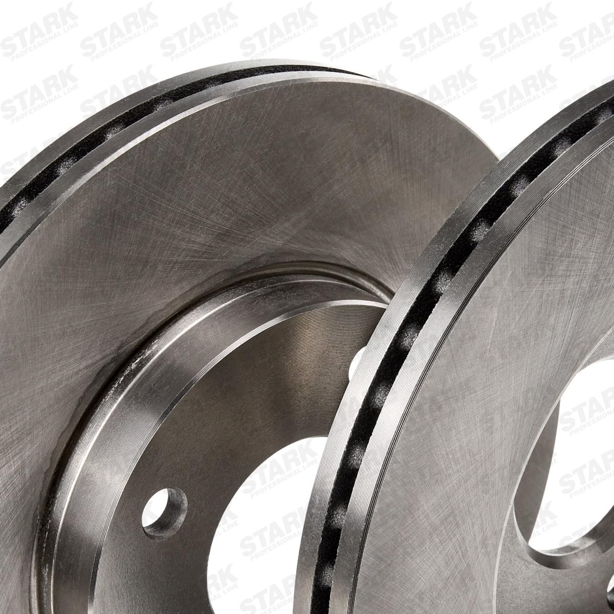 STARK SKBD-0024446 2x Disco freno Anteriore senza viti/bulloni Compatibilità con FORD Fiesta Mk7 Hatchback