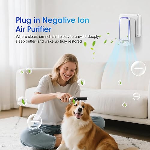 Miniatura 3 de Ionizadores de aire enchufables para el hogar, paquete de 4, purificador de aire de iones negativos, ambientador enchufable para el hogar, oficina,