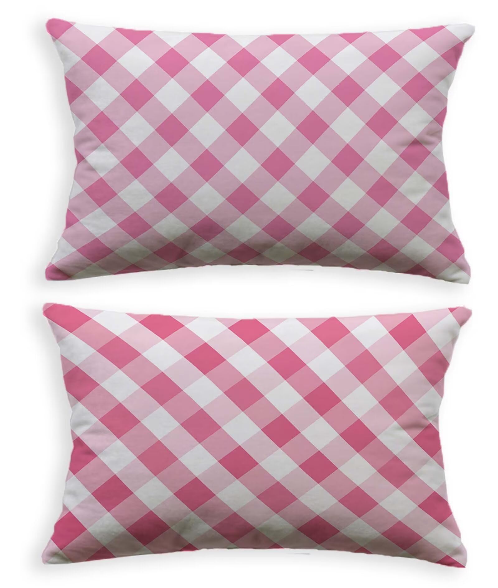 Oreiller 60x90 lot de 2 velours rose pour une décoration cocooning de salon